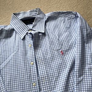 Ralph Lauren mens dress shirt slim fit large